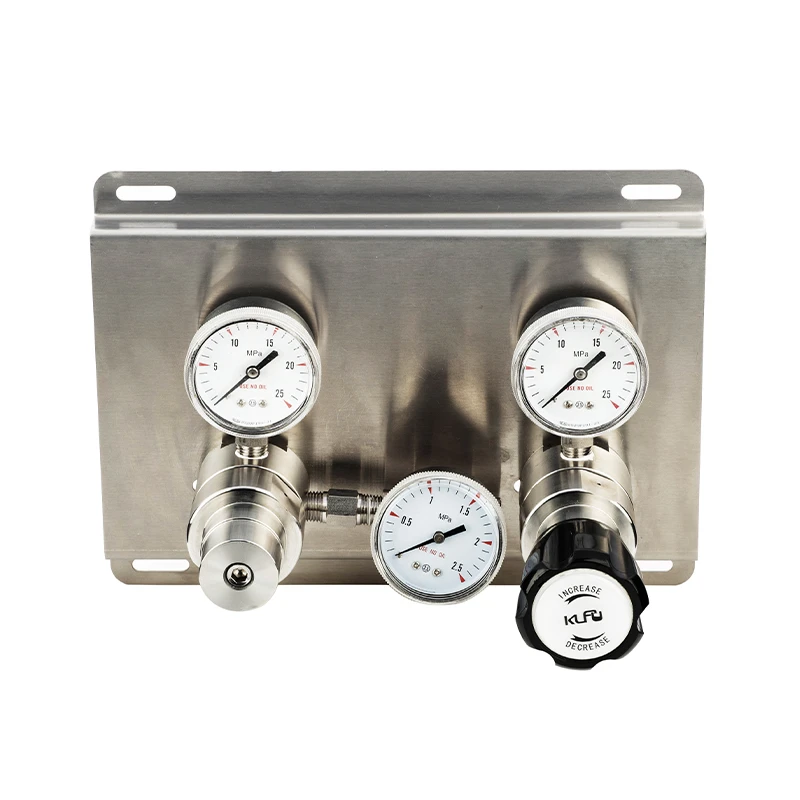 Regulador de presión de acero inoxidable 316